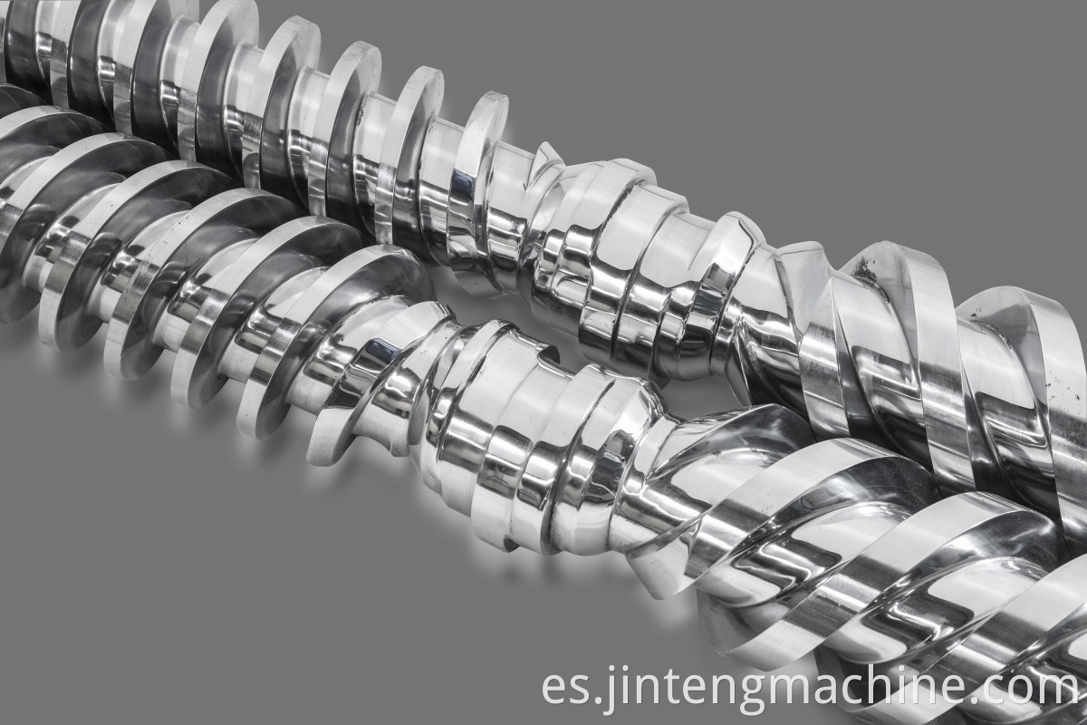 extruding screw and barrel for PE WPC extrusion